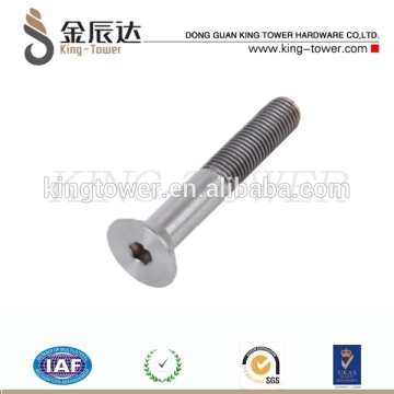 Vite a testa ovale con testa piatta in acciaio inossidabile torx china