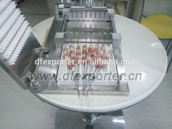 manual meat skewer machine