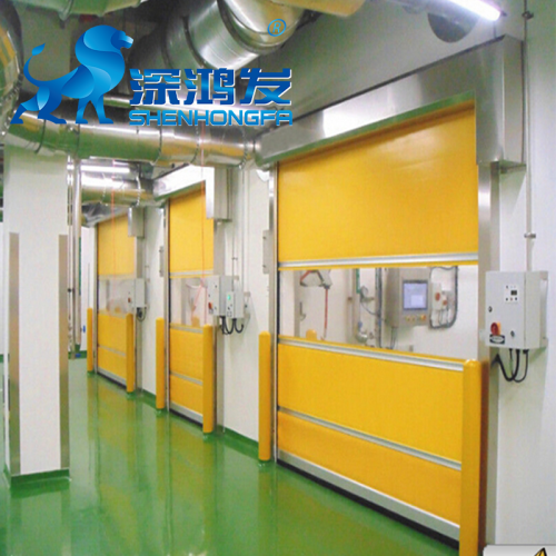 Logistics warehouse PVC fast rolling door