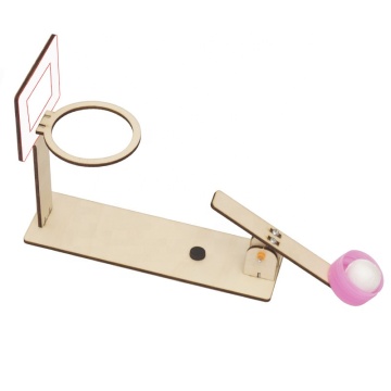 Children's Educational STEM Wooden Toys: DIY Shooting Machine