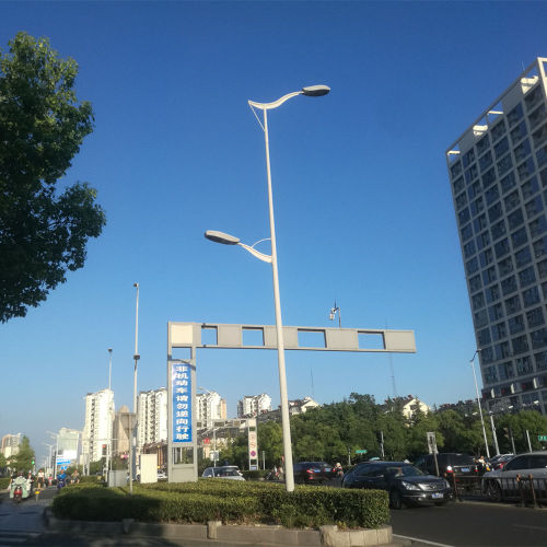 Street Lighting Pole 25M High Mast Lighting Fixture Pole Factory