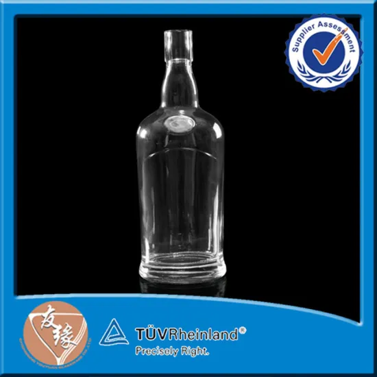 Unique Wholesale 700ML Glass Brandy XO Bottle Clear Tequila Bottles