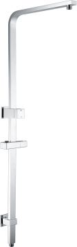 Chrome Square Head Holder Bar Bracket Kit