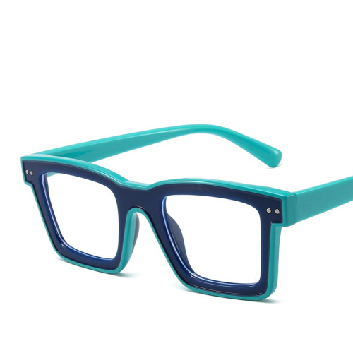 Simple Square Blue Light Blocking Fashion Eyeglasses