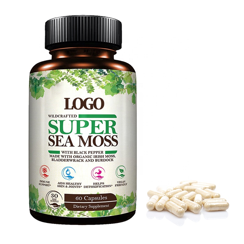 Capsules de mousse de mer immunitaires et anti-fatie