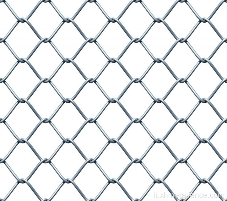 Fence galvanizzato a collegamento a catena filo rivestito in PVC