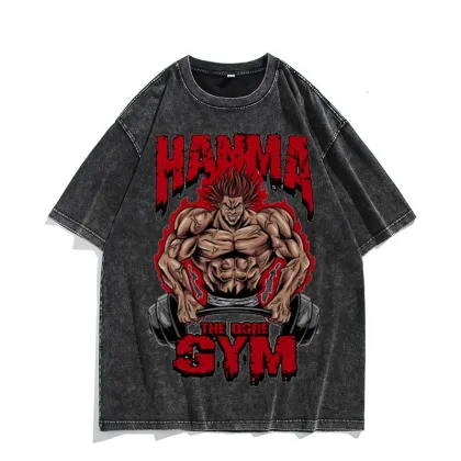 Anime Fan Blade Baki Hanma Short-Sleeve T-Shirt