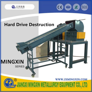 2 Shaft Mobile SSd Hard Disk Shredder