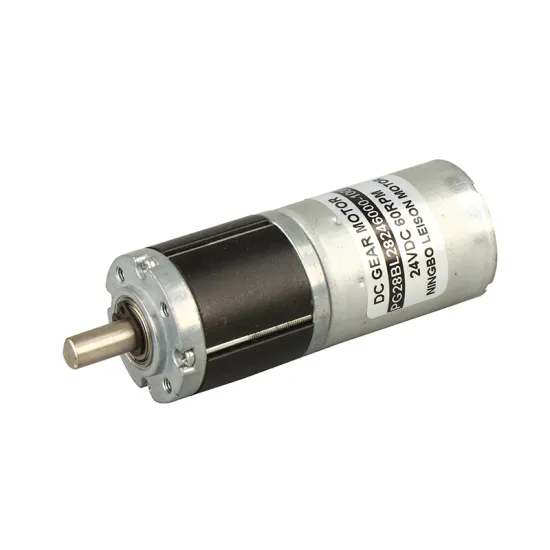 12V 24V Geared Brushless DC Motor 28mm 1500rpm Planetary Gearbox