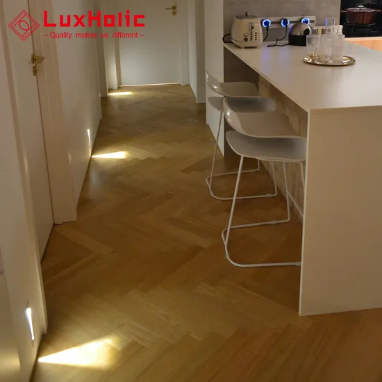 LuxHolic 3W Modern Square Rectangular Stair & Corner Wall Light