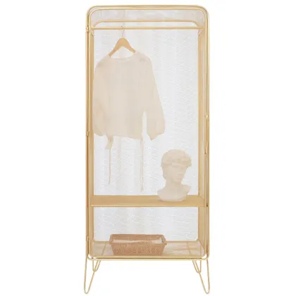 iron simple wardrobe rural simple wardrobe Coat Hanger