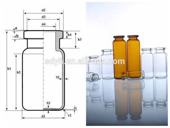 low borosilicate injection vials 10ml