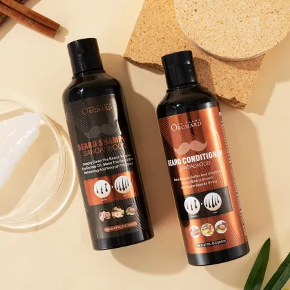 OEM/ODM Custom Sandalwood Beard Shampoo for Men