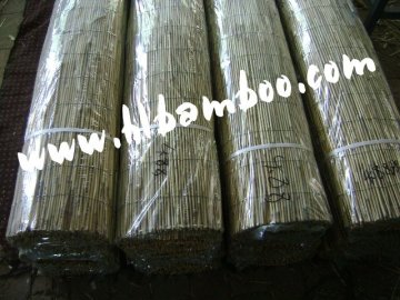 Natural reed fences for garden or home decoration