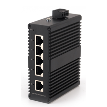 Harga Kilang DIN Rail 5*10/100 RJ45 Port Switch Industrial Unmanaged dengan Perlindungan Redundansi