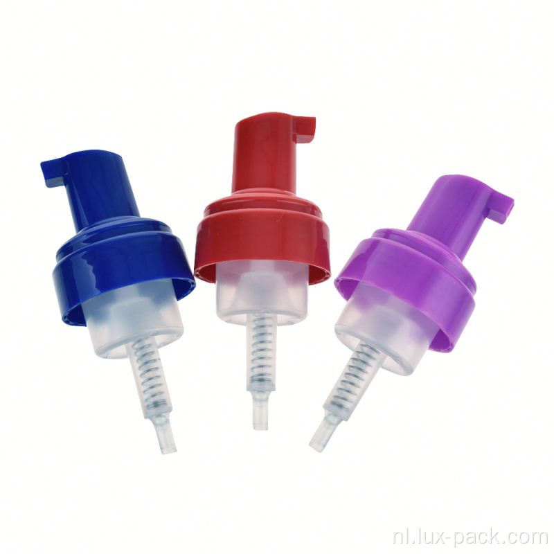 Schuimzeep flessenlotion dispenser pompkop plastic pomp zeepdispenser