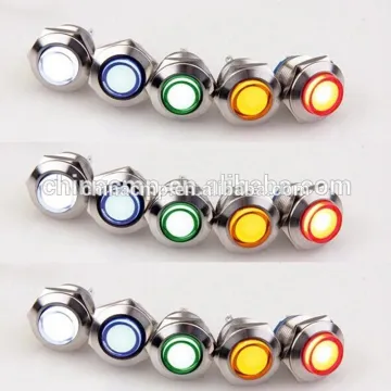 CMP metal anti-vandal IP67 19mm stainless steel waterproof indicator light
