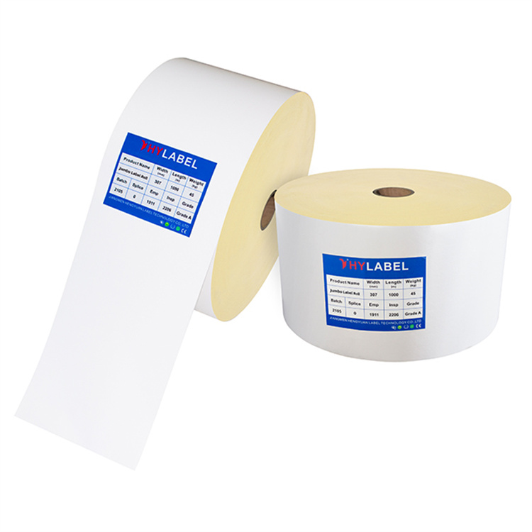 Self Adhesive Semi Glossy Label jumbo roll