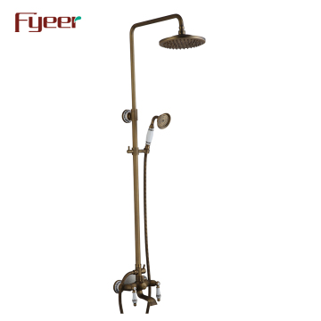 Fyeer exponierte Dusche Badezimmer Antiquitätenbad Duschset Set