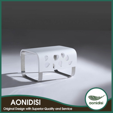 Neoclassic Style Pvc Cover Material Modern Bedside Table