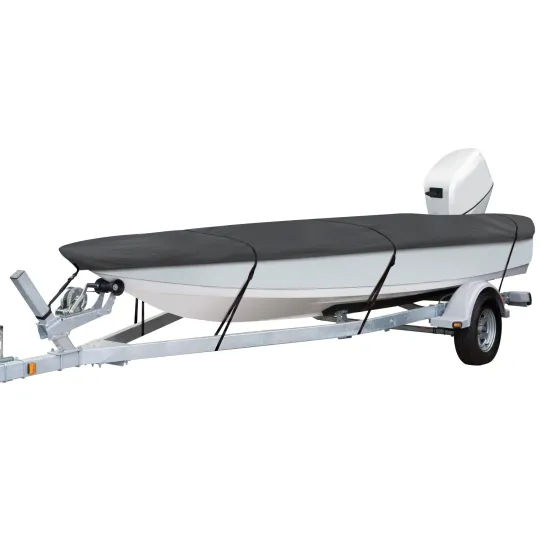 Heavy Duty Pontoon Boat & Jet Ski Cover - Various Sizes for Flat Boats