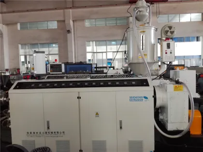 plastic pipe equipment Single screw extruder