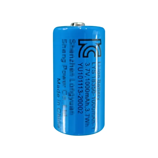 KC Certified Single 18350 Li-ion Rechargeable Battery: OEM Options Available