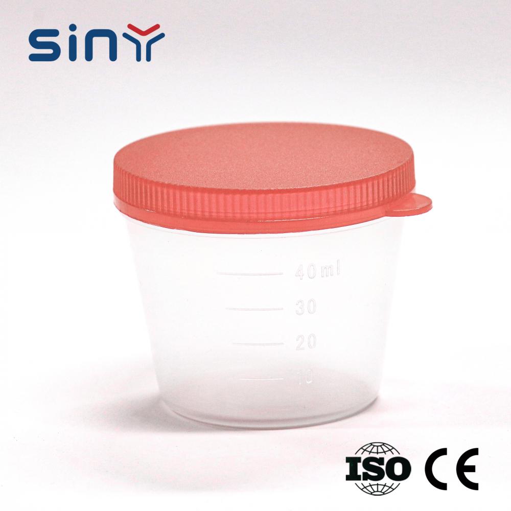 Siny alta calidad 30 ml 80 ml de contenedores médicos suministro hospital