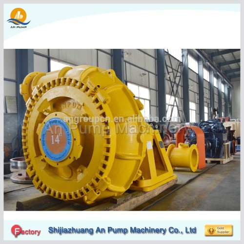 Sand pump discharge dredger