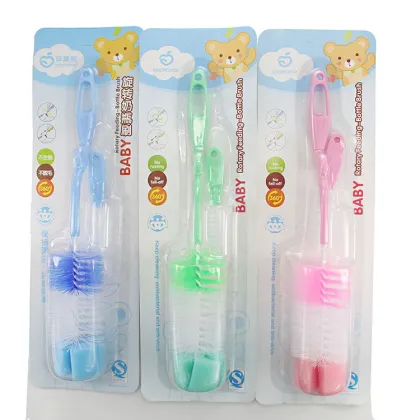 Apple Bear Factory Direct Sales Sponge Nipple Bottle Brush