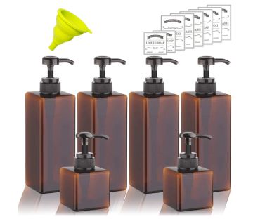 Bottiglie di pompaggio in schiuma in plastica per liquidi e lozioni (100 ml - 650 ml)