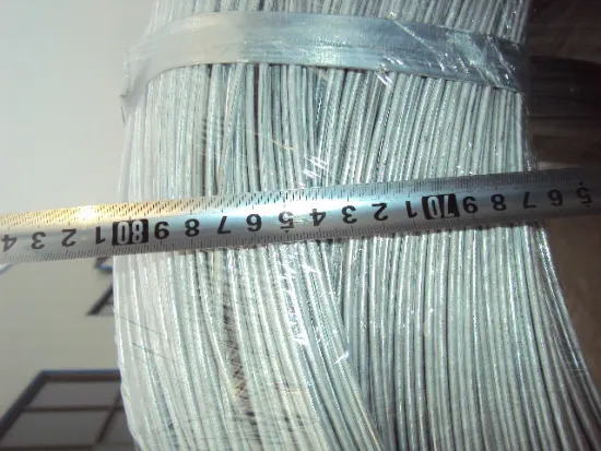 Hot dipped galvanized wire