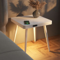 Tables de chevet de chevet intelligente petite table basse en verre