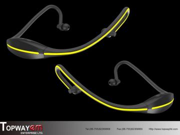 Behind The Neck Bluetooth Sports Headphones with Flashing
