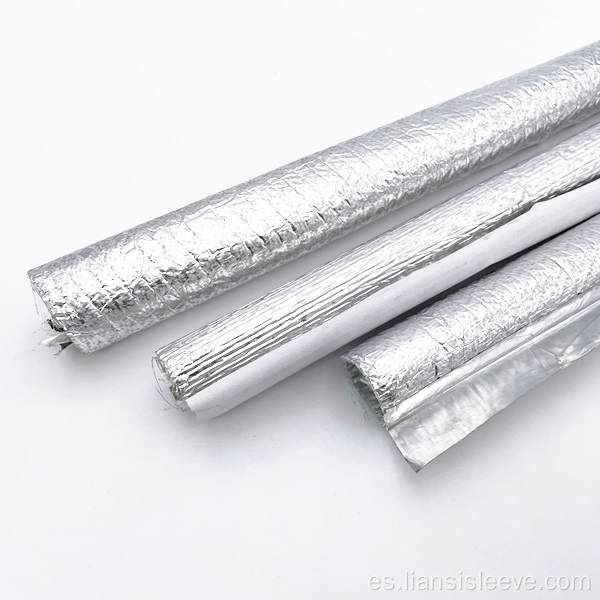 Manga de fibra de vidrio de aluminio para protección de cables