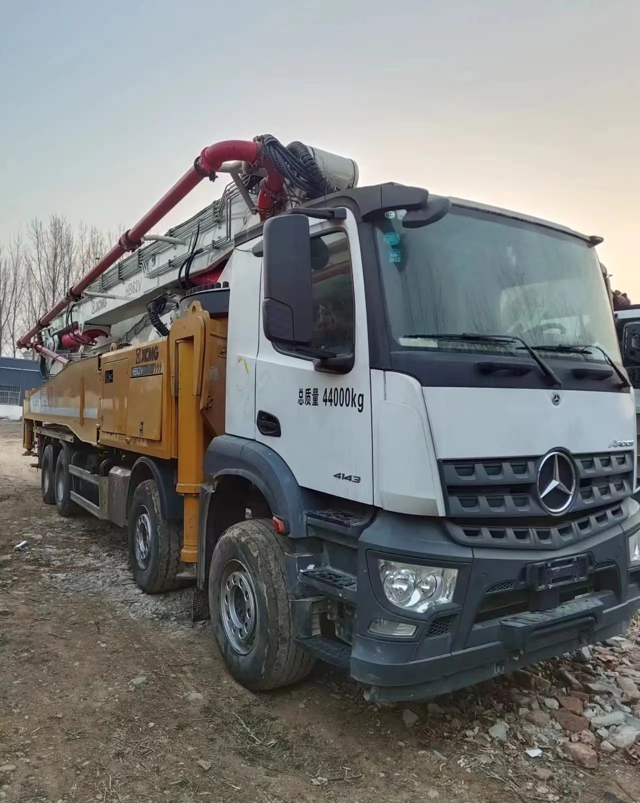 XCMG HB58V Second Hand 58m Concrete Pump Truck