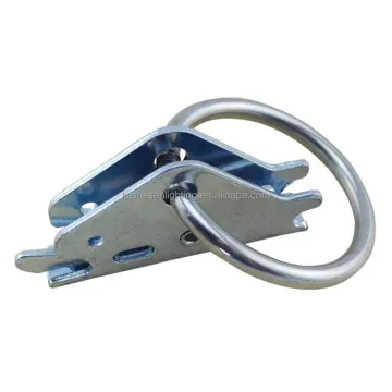 O-Ring E-Shaped Track Accessories: Securing Cargo with Ratchet Tie-Down Anchors in Enclosed Flatbed Trailer Trucks