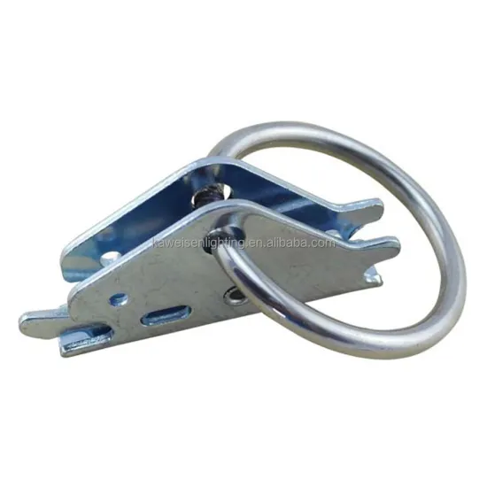 O-Ring E-Shaped Track Accessories: Securing Cargo with Ratchet Tie-Down Anchors in Enclosed Flatbed Trailer Trucks