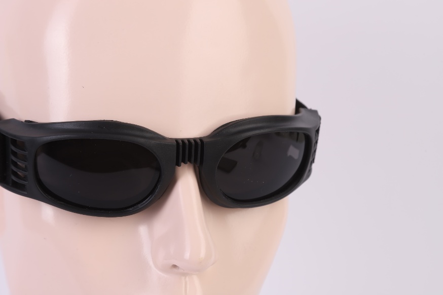 Collapsible elastic band goggles