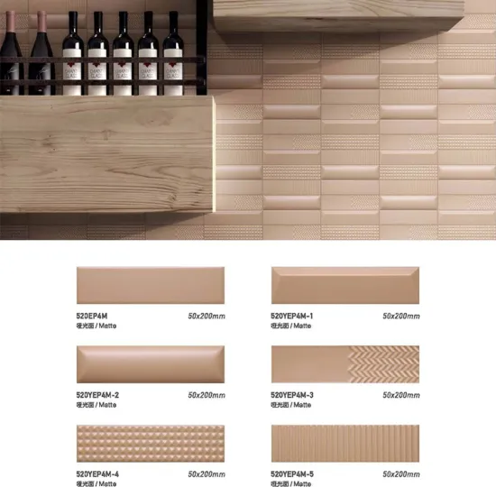 Mono Color Ceramic Subway Tiles 100x300 for Kitchen and Bathroom Walls