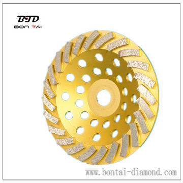 Coarse medium fine  Diamond grinding cup wheel with high efficiency