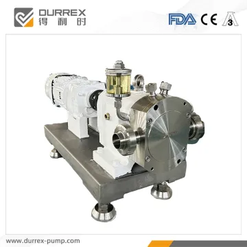Sanitary grade lobe pumps with steam jacket