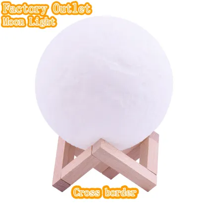 Levitating Moon Lamp: 3D Christmas Gift Night Light