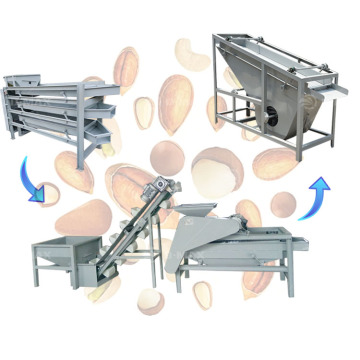 W pełni automatyczny separator powłoki migdałowej i linia produkcyjna