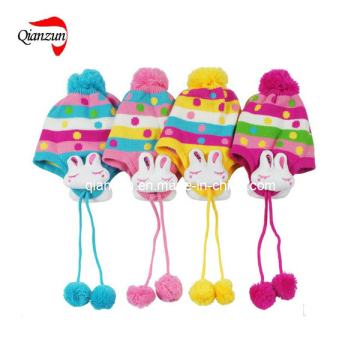 Comfortable Baby Crochet Flower Knit Hat (ZJ036)