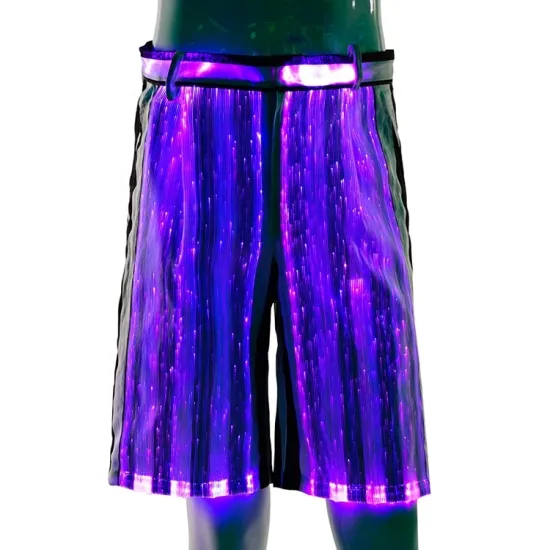 LED RGB Party Fiber Optic Festival Light-Up Hip-Hop Pants