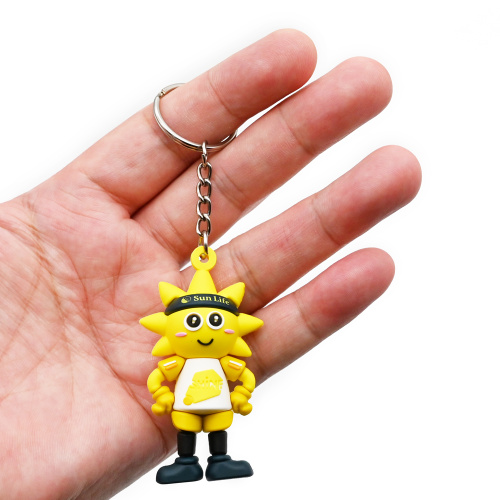 Soft Pvc Cartoon Keychains for Backpack Pendant