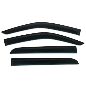 Matte Black Door Visor Deflector Rain Guard for Isuzu MUX 2021-2022 Accessories