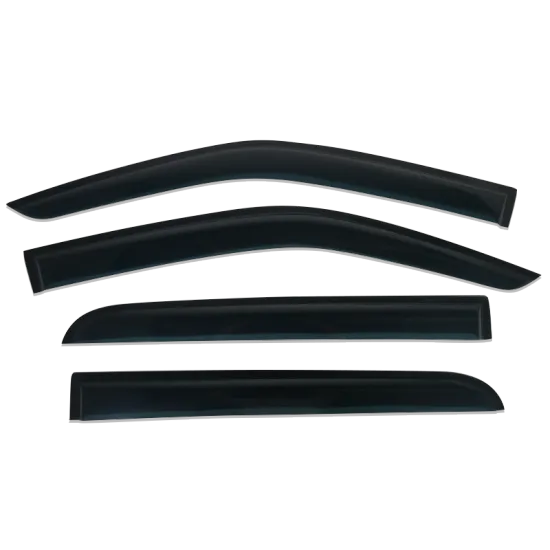 Matte Black Door Visor Deflector Rain Guard for Isuzu MUX 2021-2022 Accessories