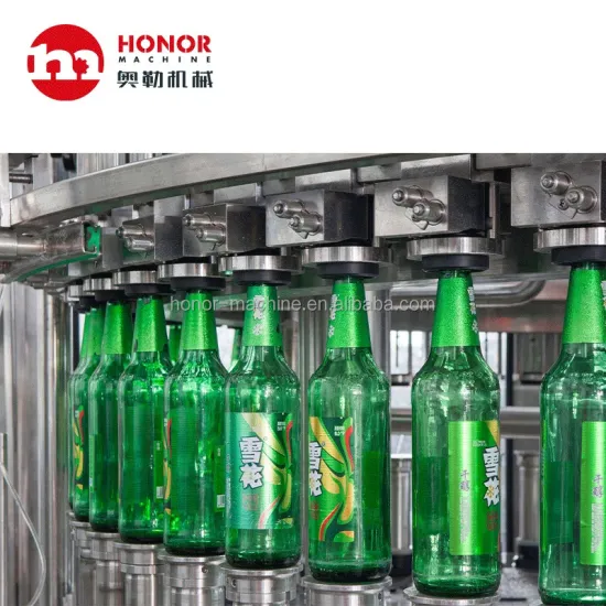 Automatic Wine and Spirits Production Line: Glass Bottle Filling and Bottling Equipment